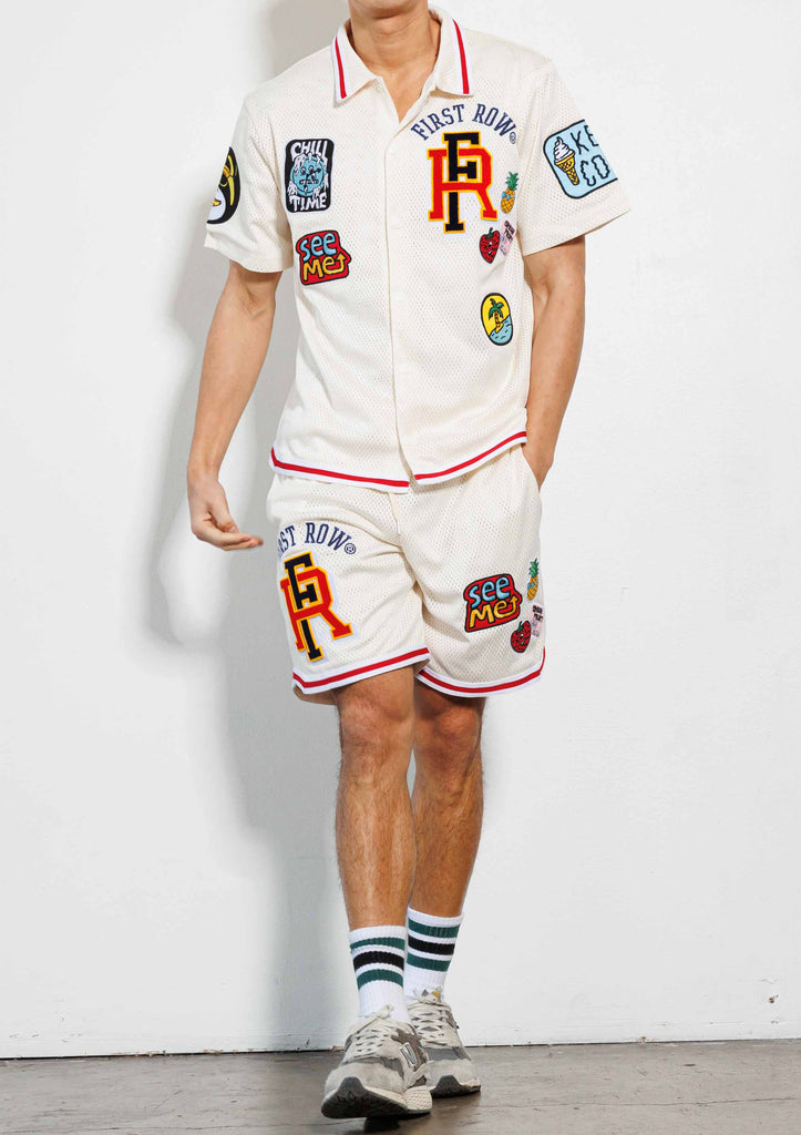 EASY LIVIN MULTI PATCH MESH SHIRTS