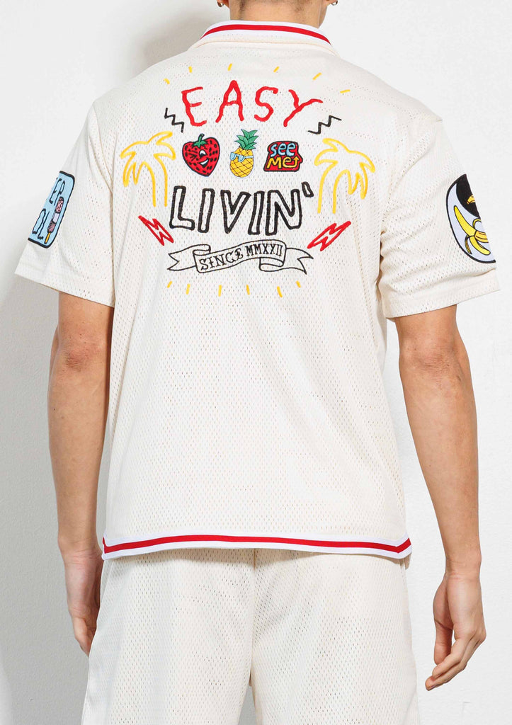 EASY LIVIN MULTI PATCH MESH SHIRTS