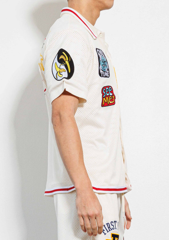 EASY LIVIN MULTI PATCH MESH SHIRTS