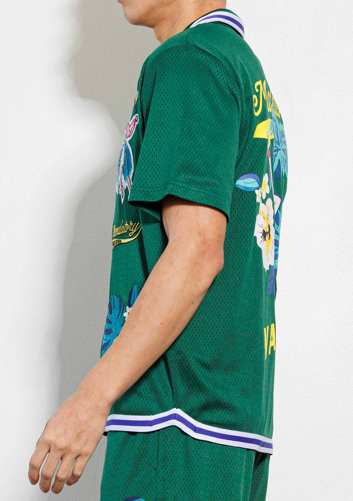 TROPICAL VACATION MESH SHIRTS