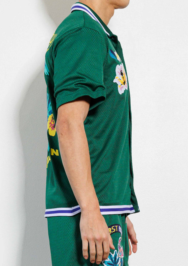 TROPICAL VACATION MESH SHIRTS