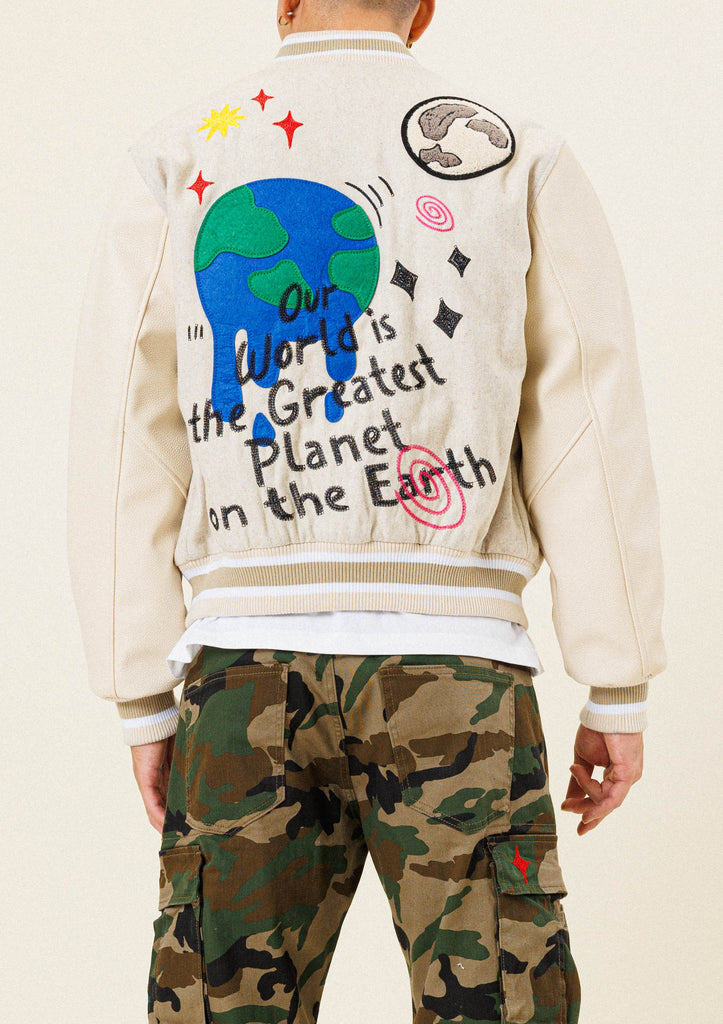 PLANET EARTH VARSITY JACKET
