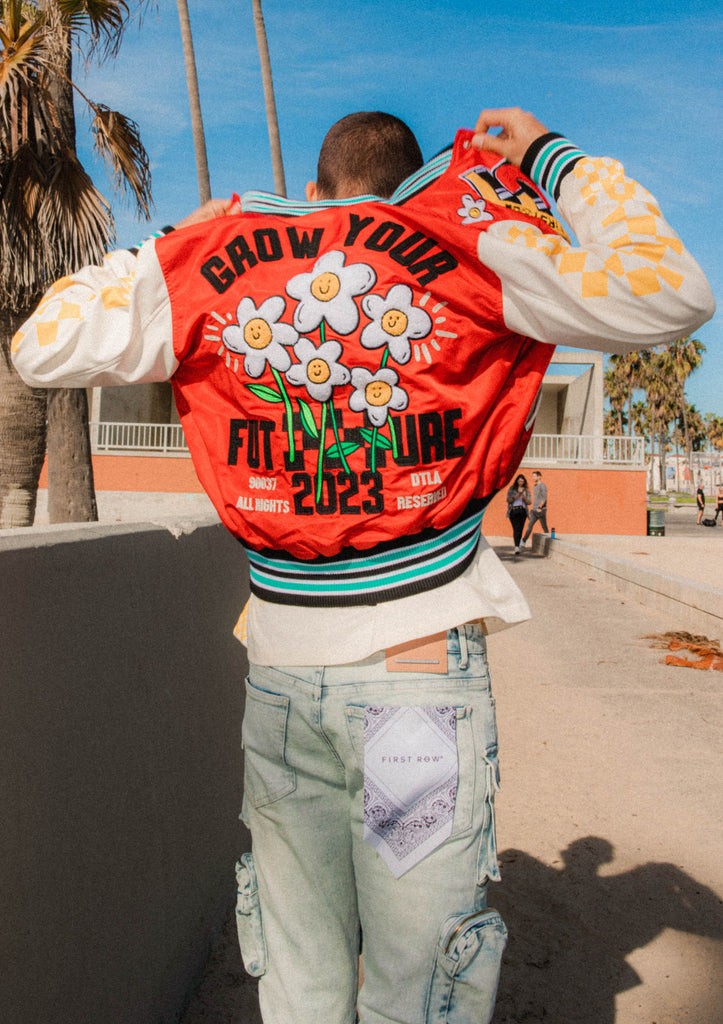 GROW YOUR FUTURE  VARSITY JACKET