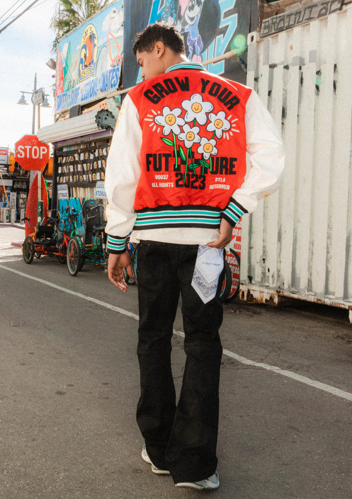 GROW YOUR FUTURE  VARSITY JACKET