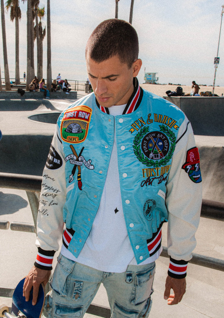PEN & BRUSH ART DEPT.  VARSITY JACKET