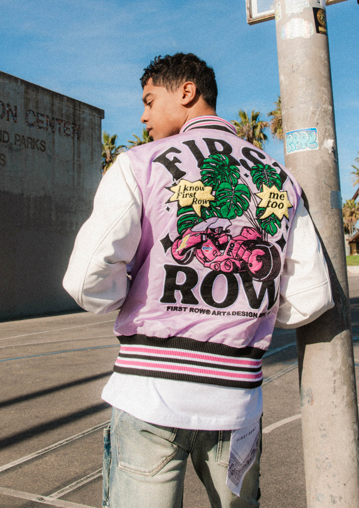 KANEDA'S  BIKE VARSITY JACKET