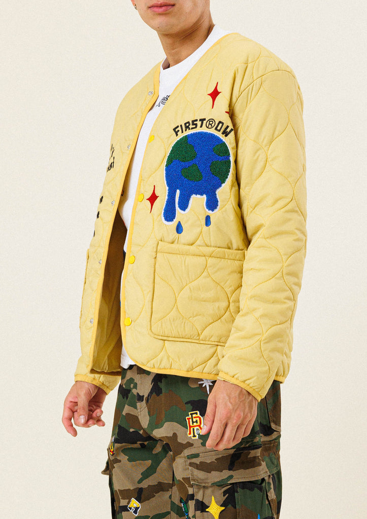 PLANET EARTH  QUILTED LINER  JACKET
