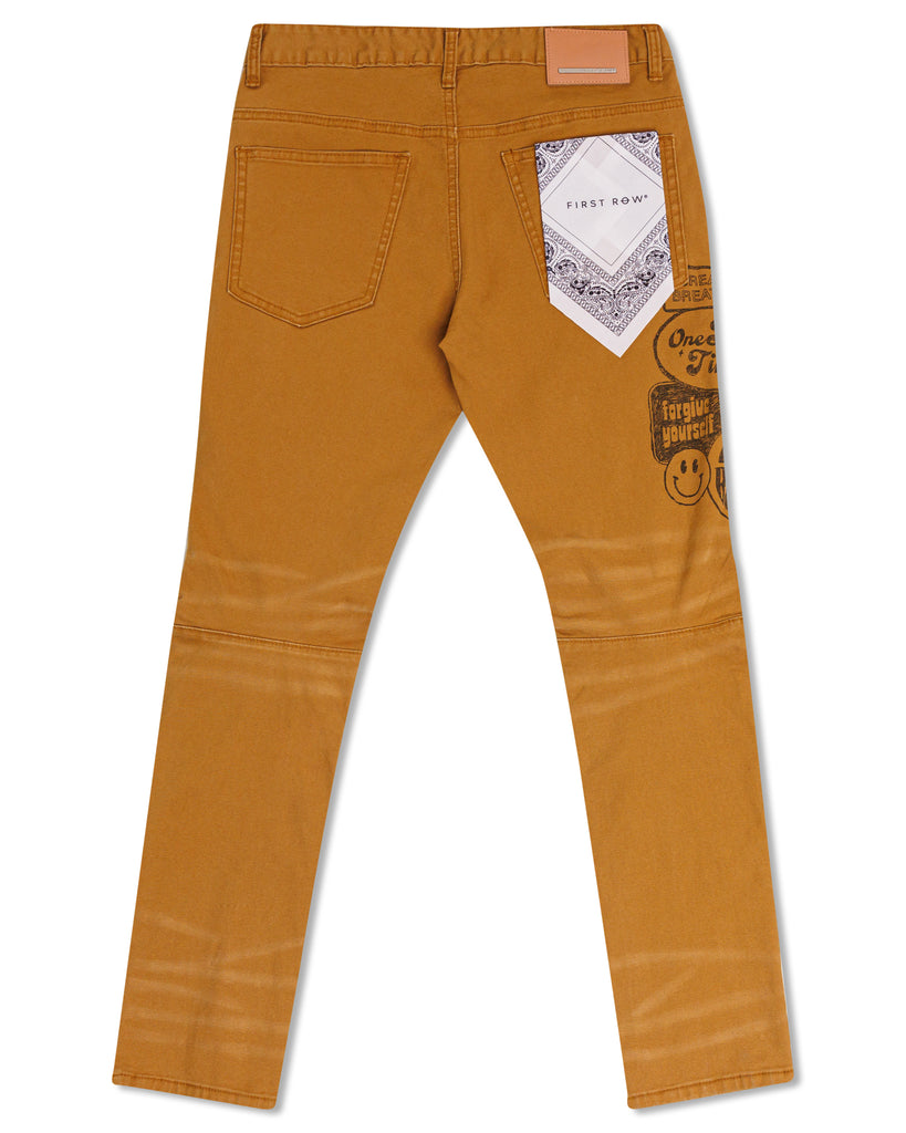 SPRING  BREAK HAND DRAWING  SLIM FIT PANTS