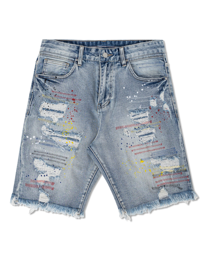 Denim Rip&Repair Shorts