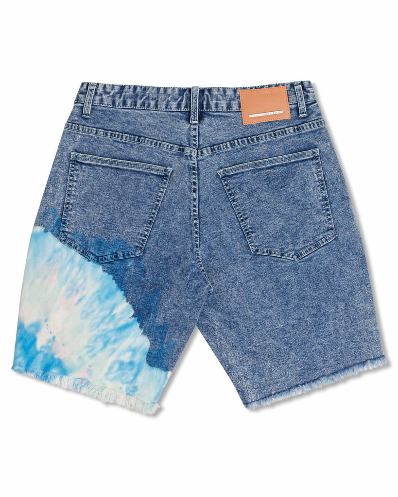 TROPICAL VACATION GRAPHIC  DENIM  SHORTS