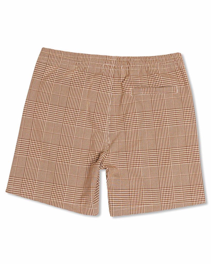 GLEN CHECK MULTI PATCH   WOVEN  SHORTS