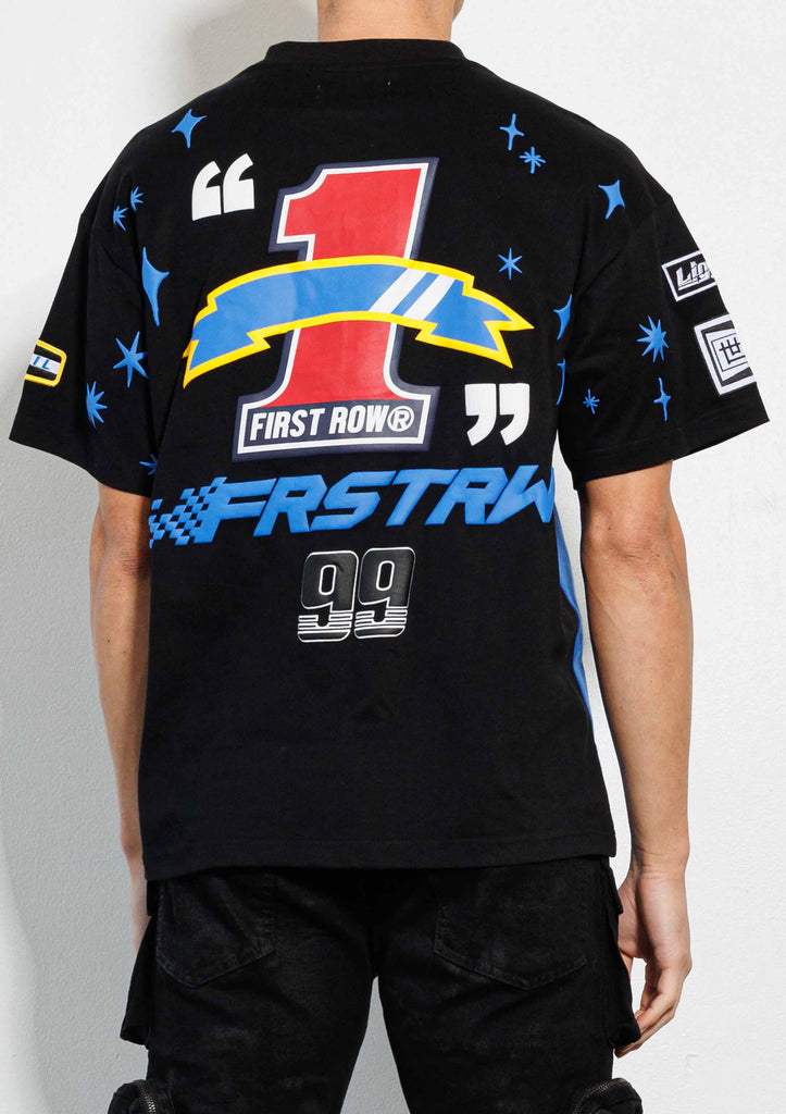 RACING MULTI PATCHES . GRAPHIC TEE
