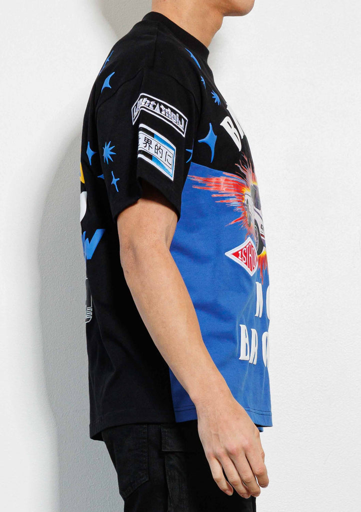 RACING MULTI PATCHES . GRAPHIC TEE