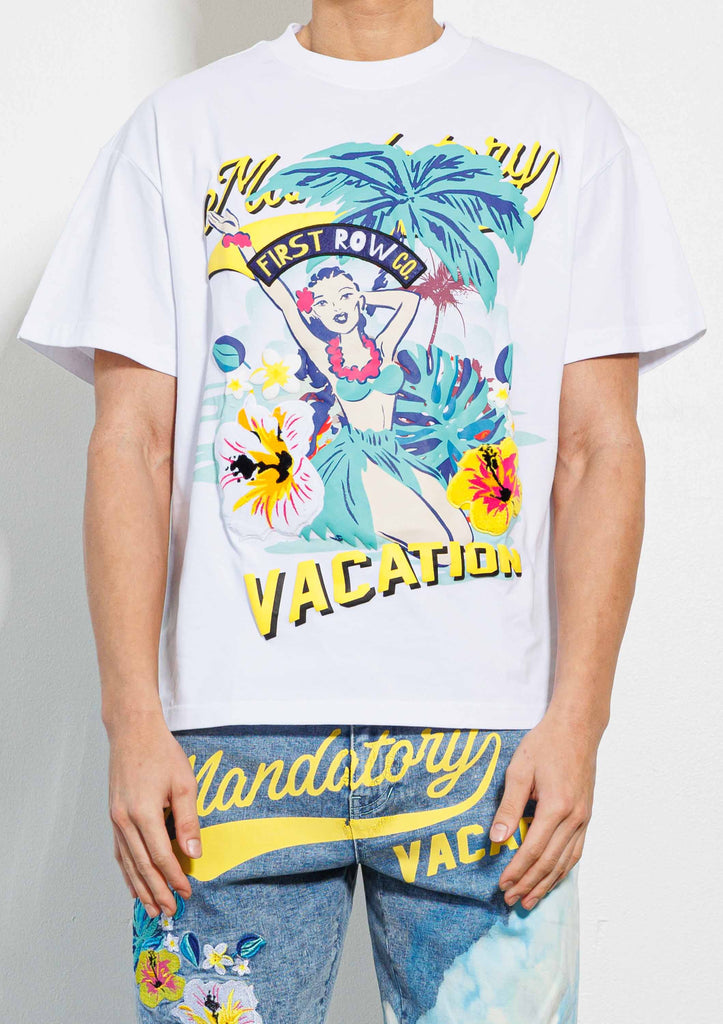 TROPICAL  VACATION GRAPHIC  TEE